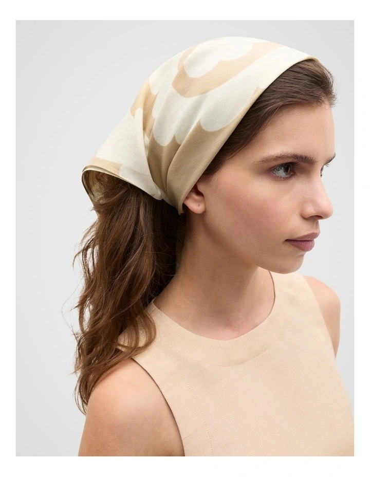 Printed Headscarf in Retro Swirl image 2