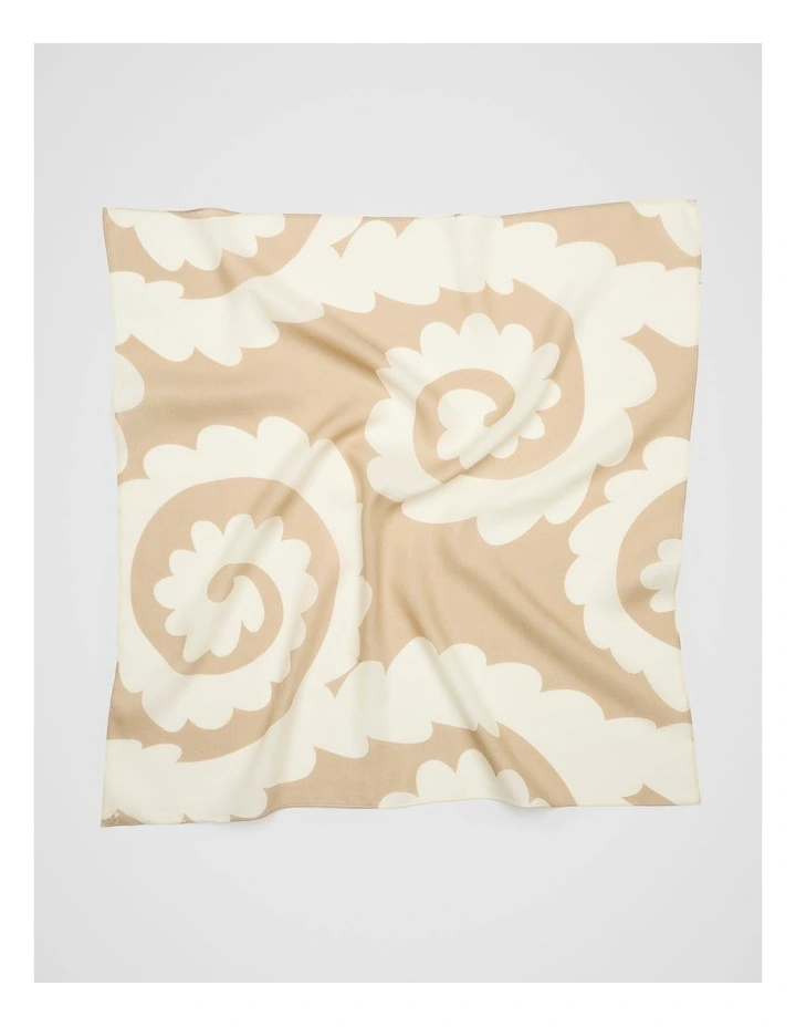 Printed Headscarf in Retro Swirl image 3