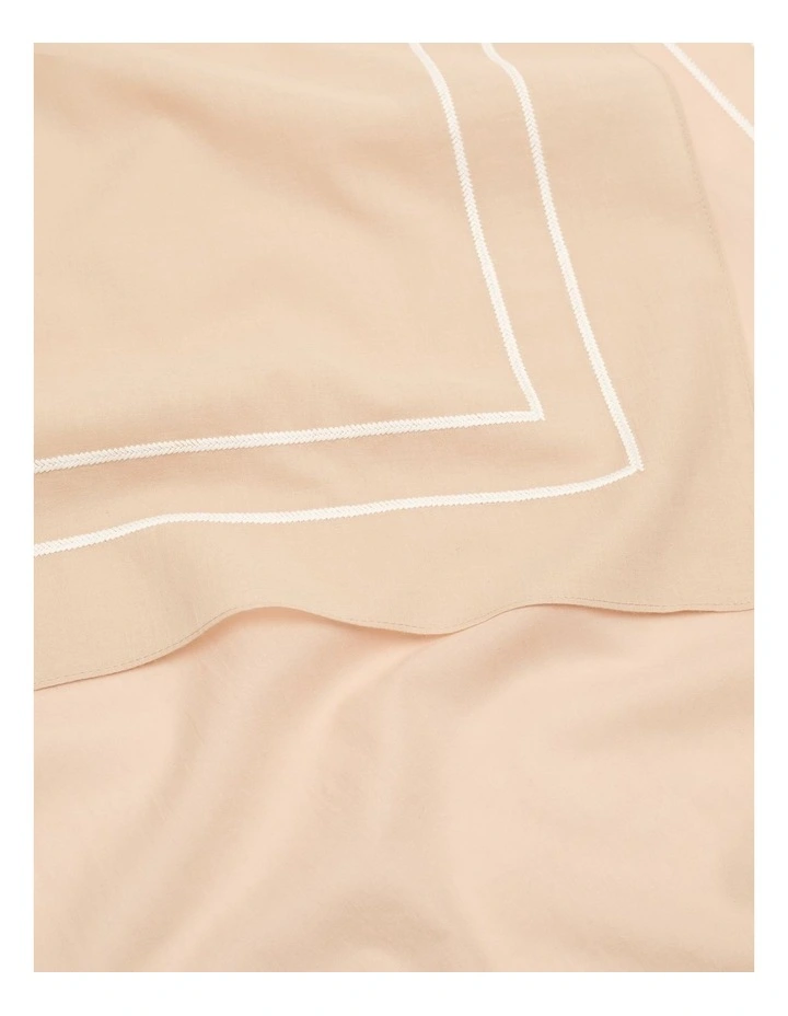 Contrast Trim Sarong in Ecru image 2