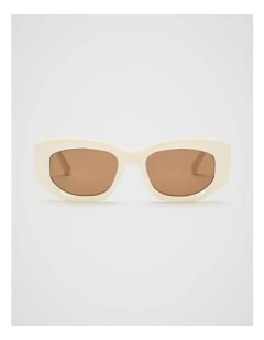Aimee Sunglasses in Cream