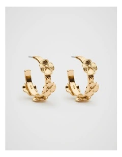 Bloom Hoop in Gold