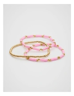 Stretch Bead Bracelet in Multi