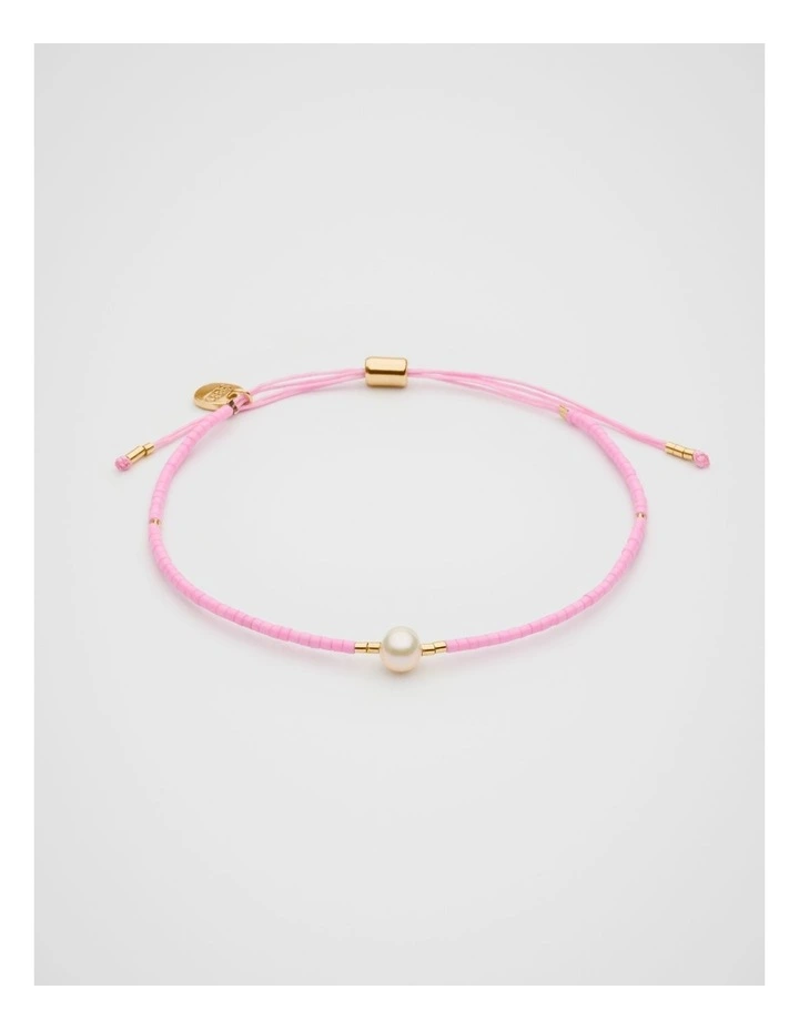 Pearly Cord Bracelet in Fairy Floss image 1