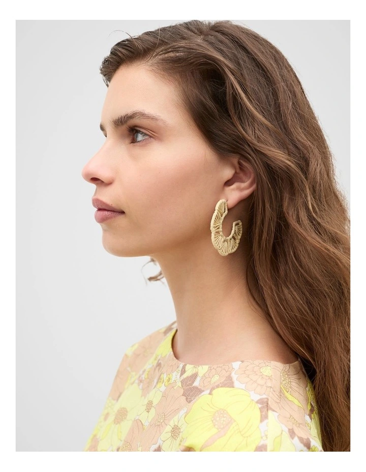 Bloom Earring in Natural image 2