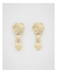 Bloom Orb Earring in Natural