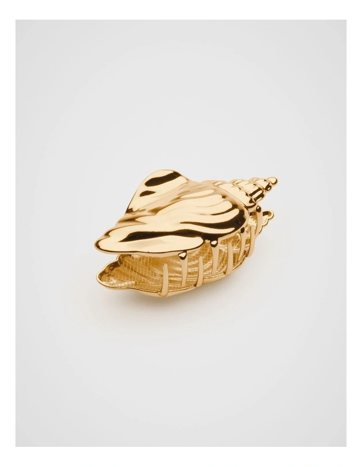 Conch Shell Claw in Gold image 1