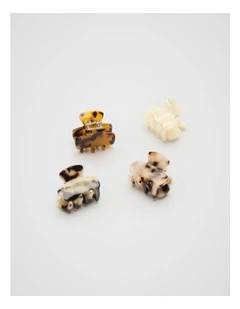 Mini Hair Claws in Multi