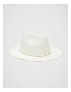 Knit Fedora in Cream