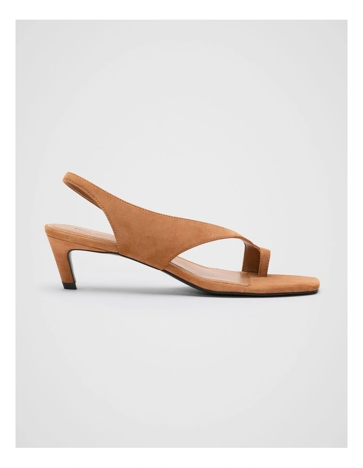 Tamara Slingback Heel in Toffee Suede image 1