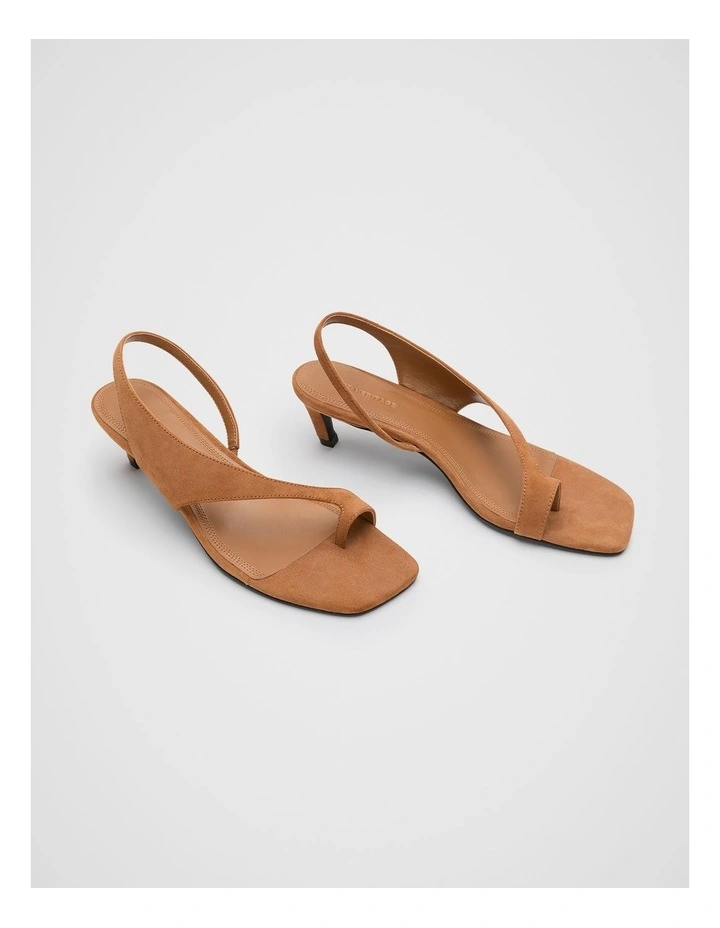 Tamara Slingback Heel in Toffee Suede image 3