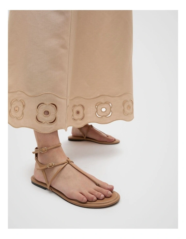Jamie T Bar Sandal in Caramel image 2