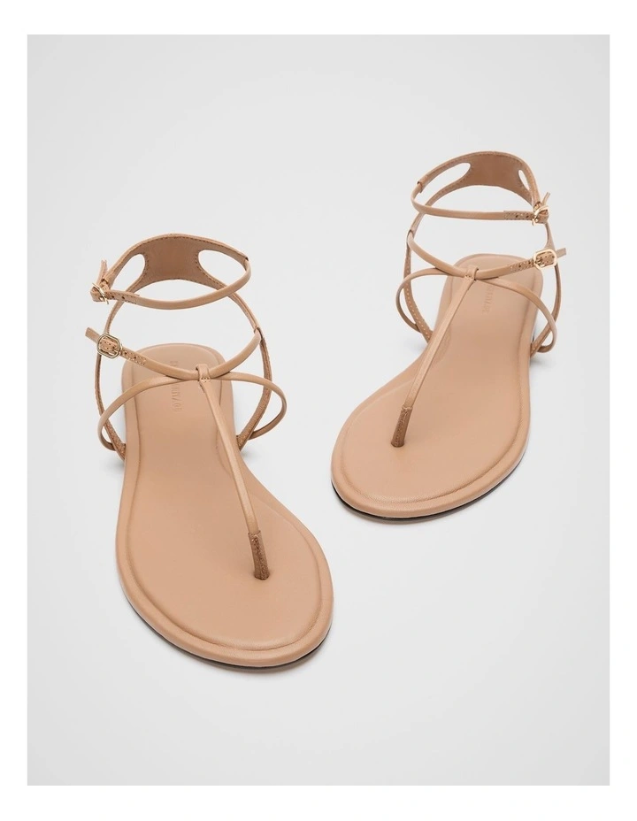Jamie T Bar Sandal in Caramel image 3