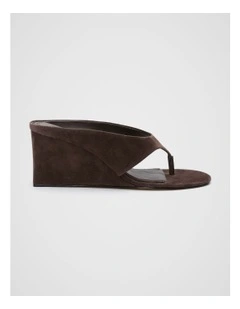 Tove Wedge Heel in Chocolate