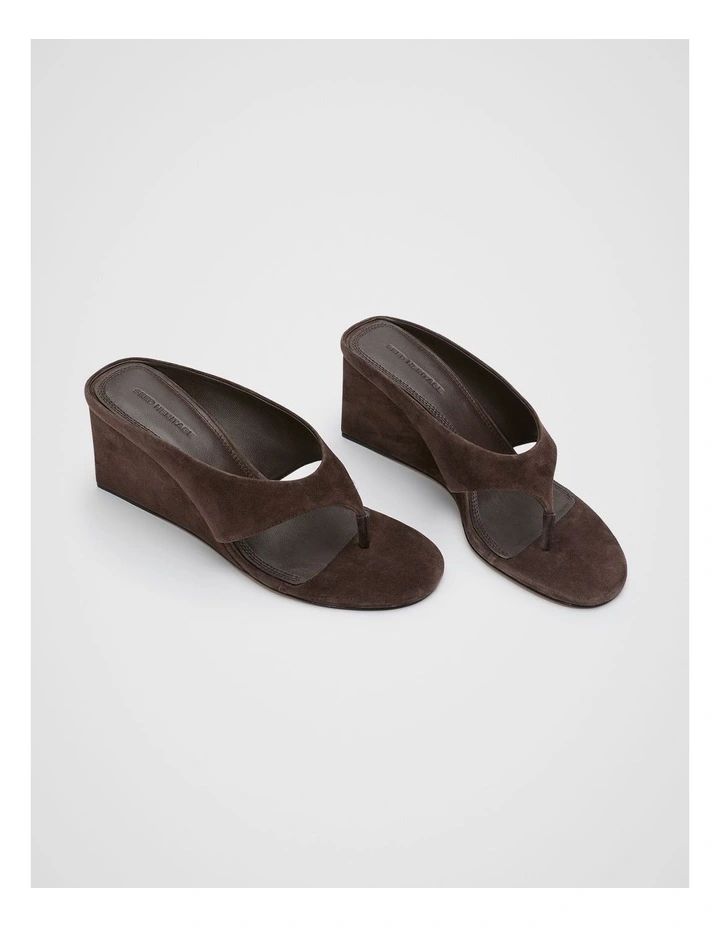Tove Wedge Heel in Chocolate image 3