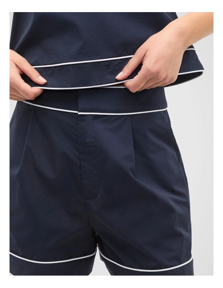 Cotton Tipping Short in Twilight Blue image 4