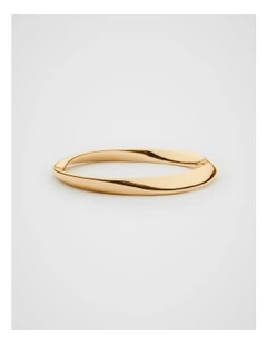 Molten Bangle in Gold