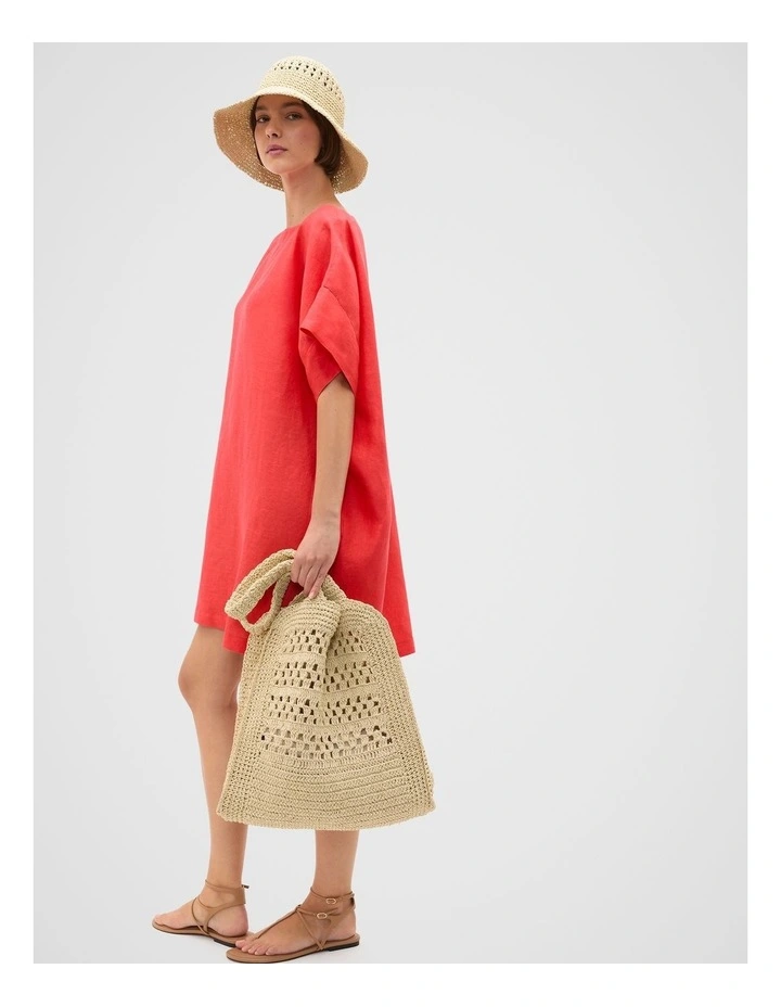 Woven Bucket Hat in Natural image 2