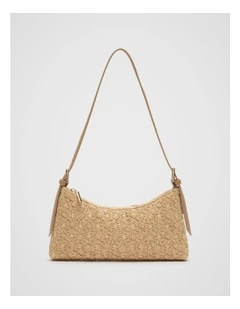 Flower Shoulder Bag in Natural