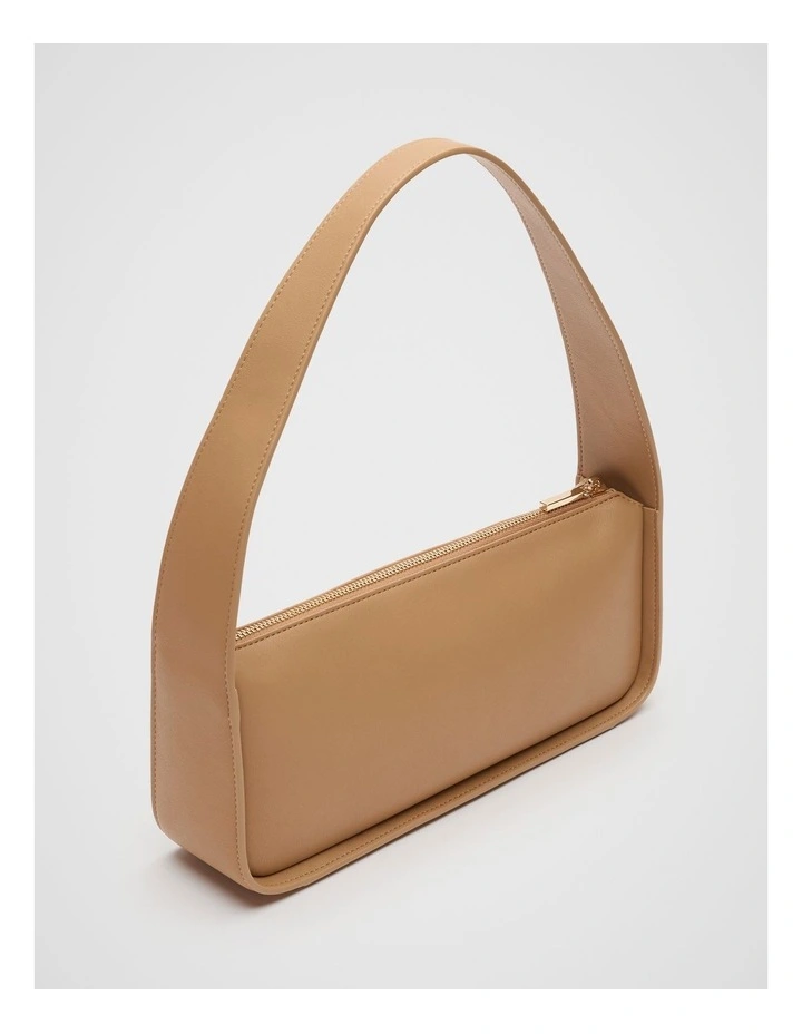 Baguette Shoulder Bag in Caramel image 3