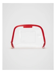 Travel Pouch in Electric Crimson