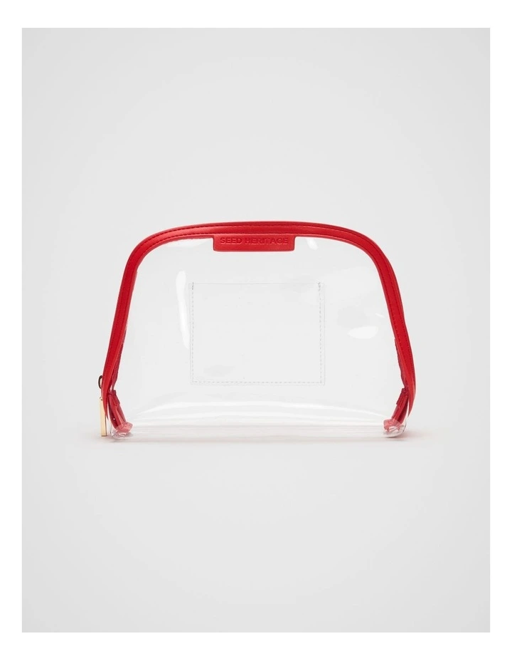 Travel Pouch in Electric Crimson image 1