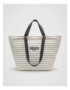Seed Overnight Tote Bag in Twilight Blue