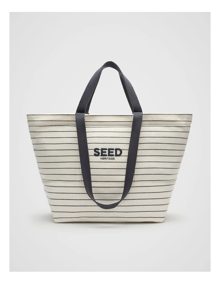 Seed Overnight Tote Bag in Twilight Blue image 1