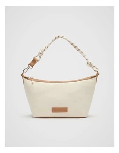 Rope Detail Shoulder Bag in Cream