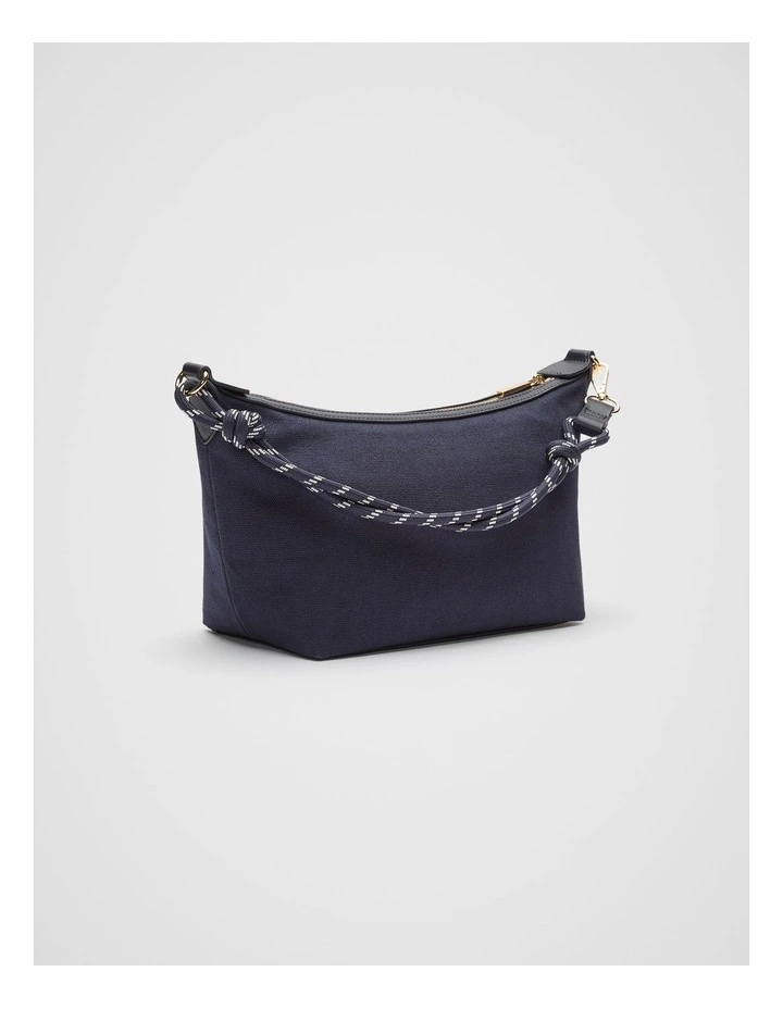 Rope Detail Shoulder Bag in Twilight Blue image 3
