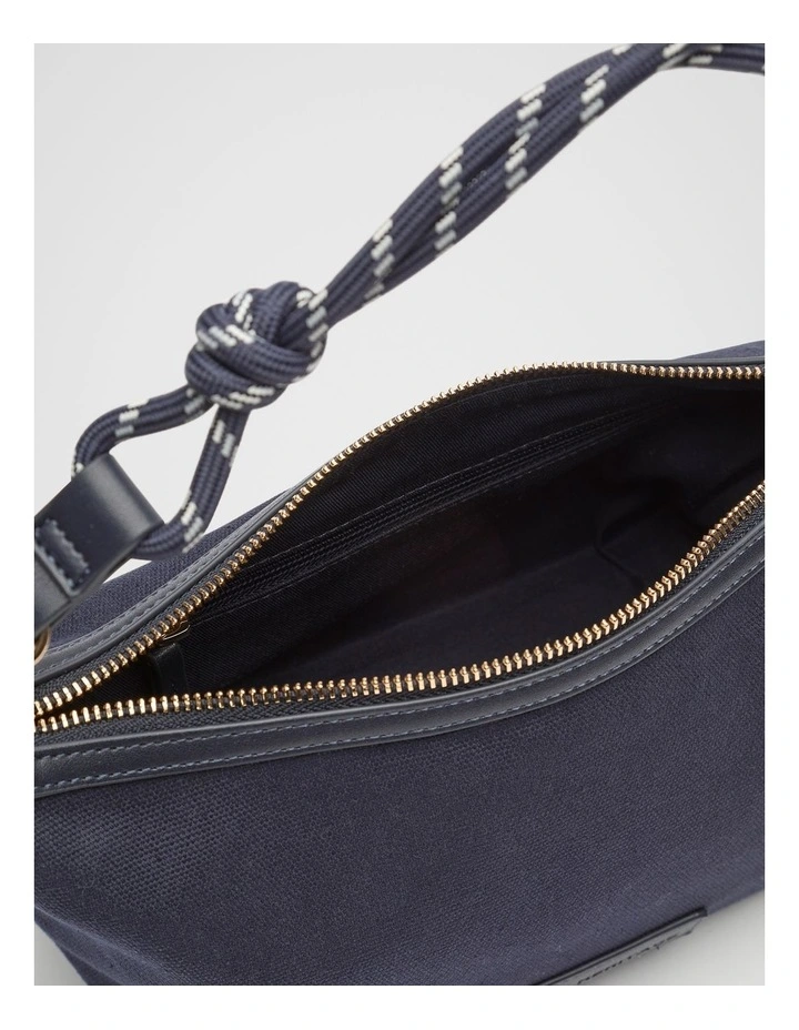 Rope Detail Shoulder Bag in Twilight Blue image 4