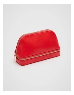 Vanity Travel Bag in Red