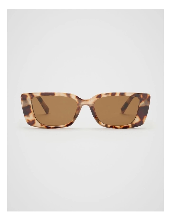 Poppy Rectangle Sunglasses in Spice Tort image 1