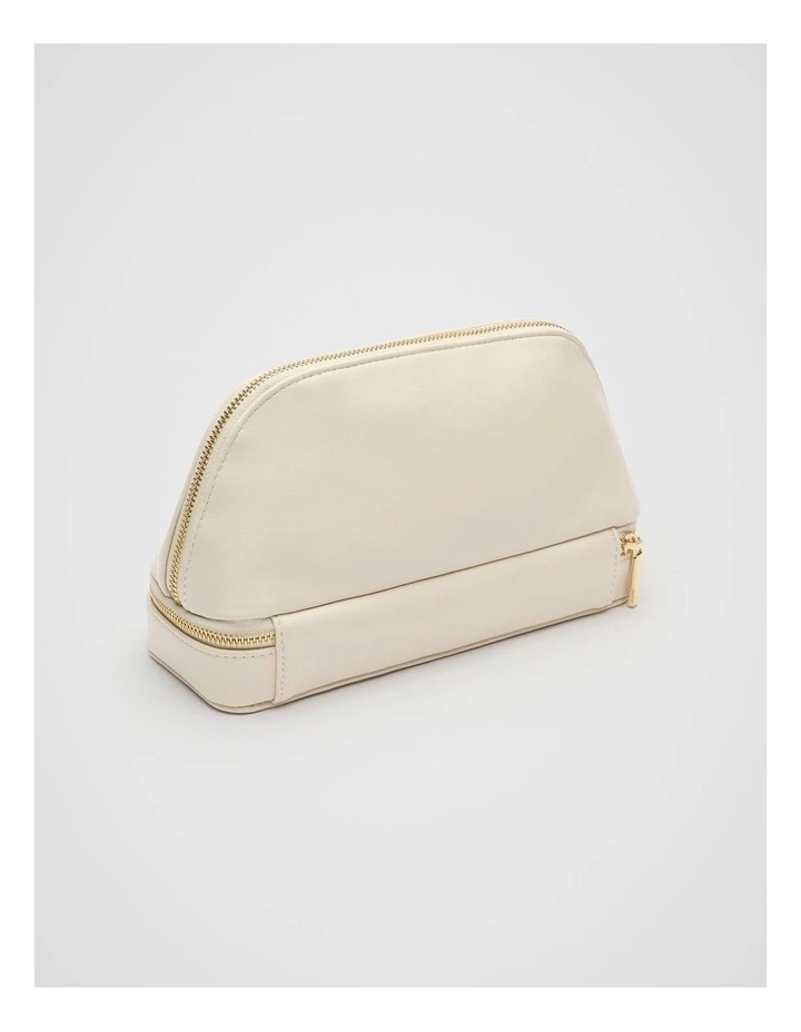 Vanity Travel Bag in Stone image 3
