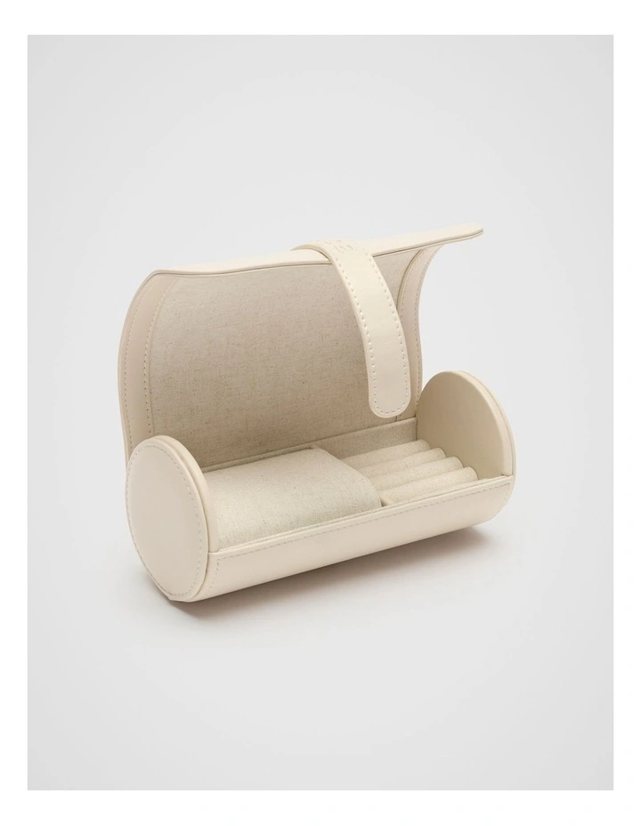 Jewellery Watch Roll in Beige image 2