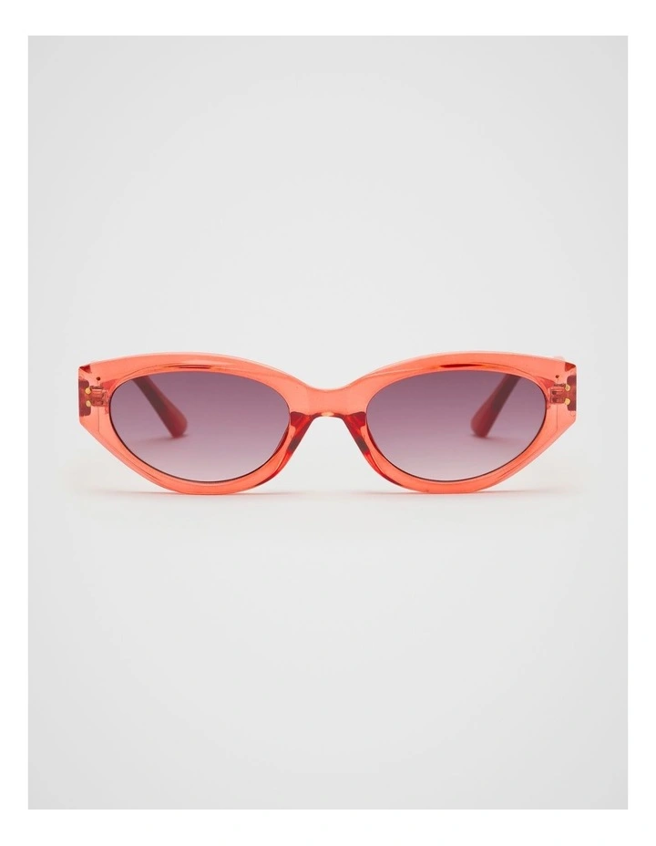 Lida Cat Eye Sunglasses in Electric Crimson image 1