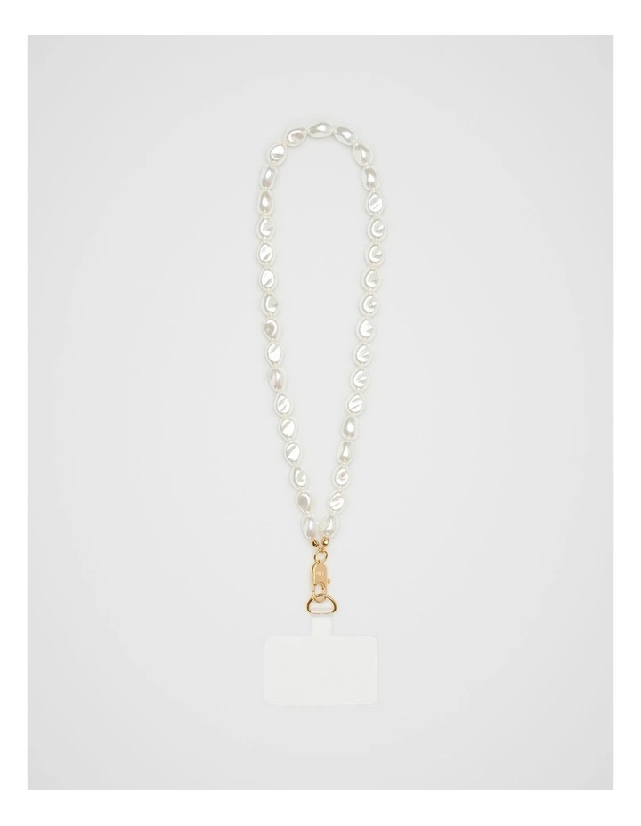 Pearl Wrist Phone Strap image 1