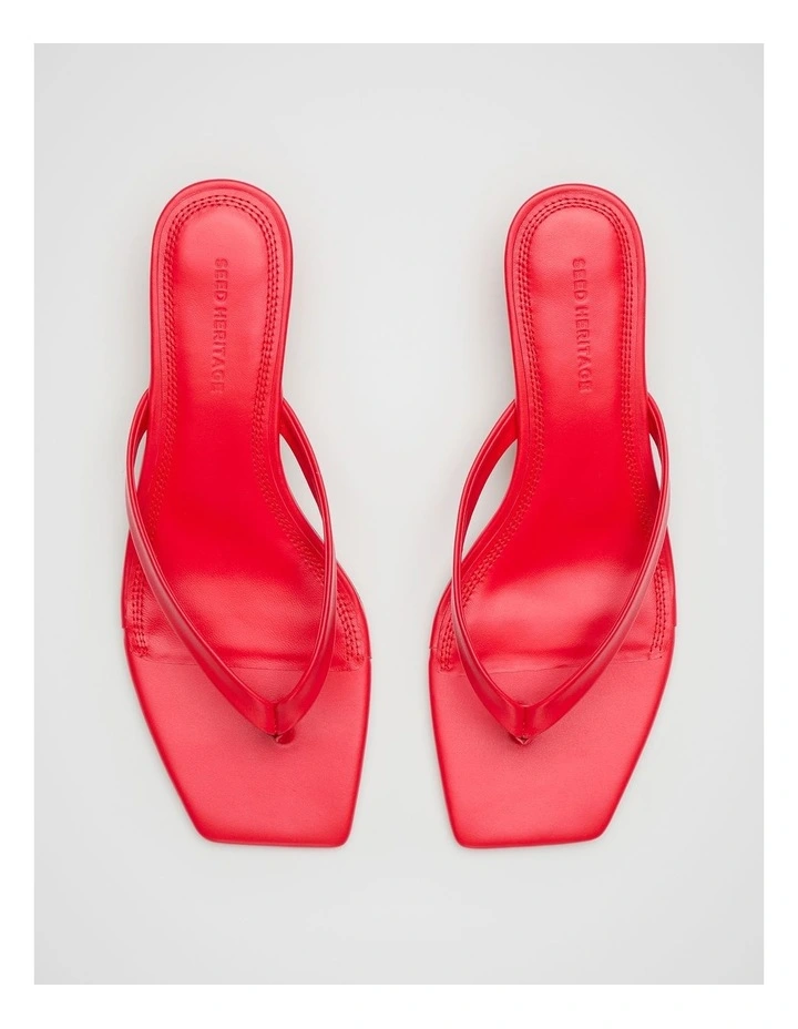 Della Dress Sandal in Electric Crimson image 4