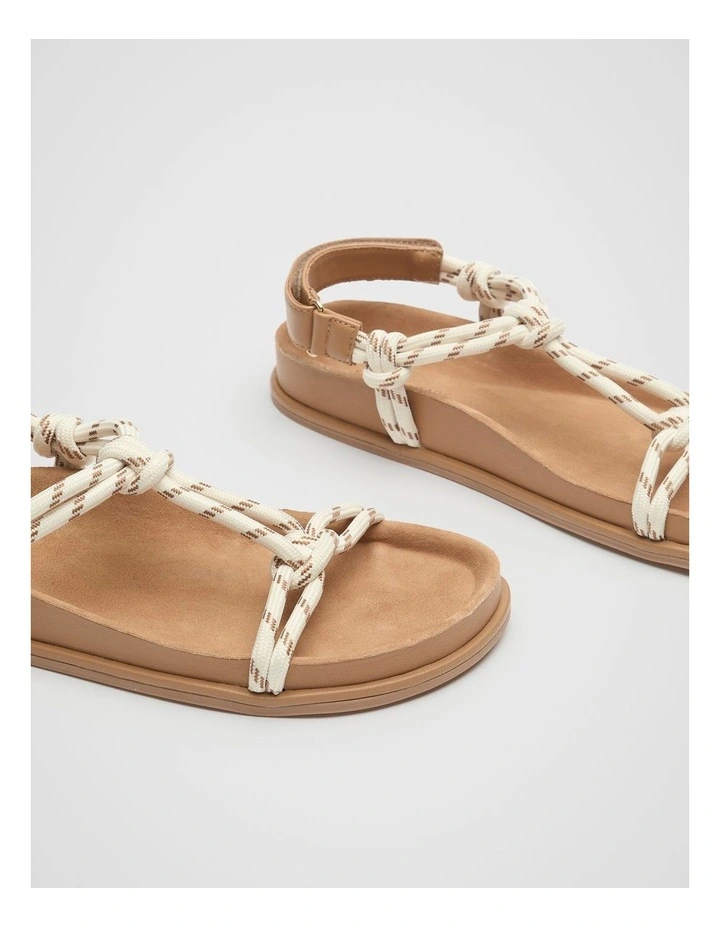 Tora Rope Sandal in Caramel image 3