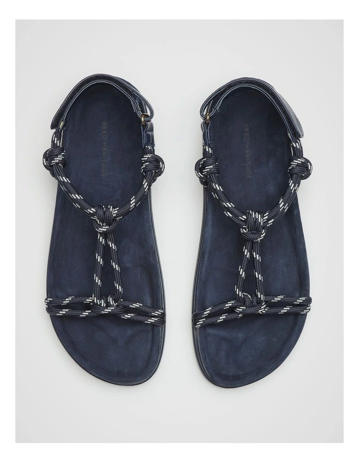 Tora Rope Sandal in Blue image 4