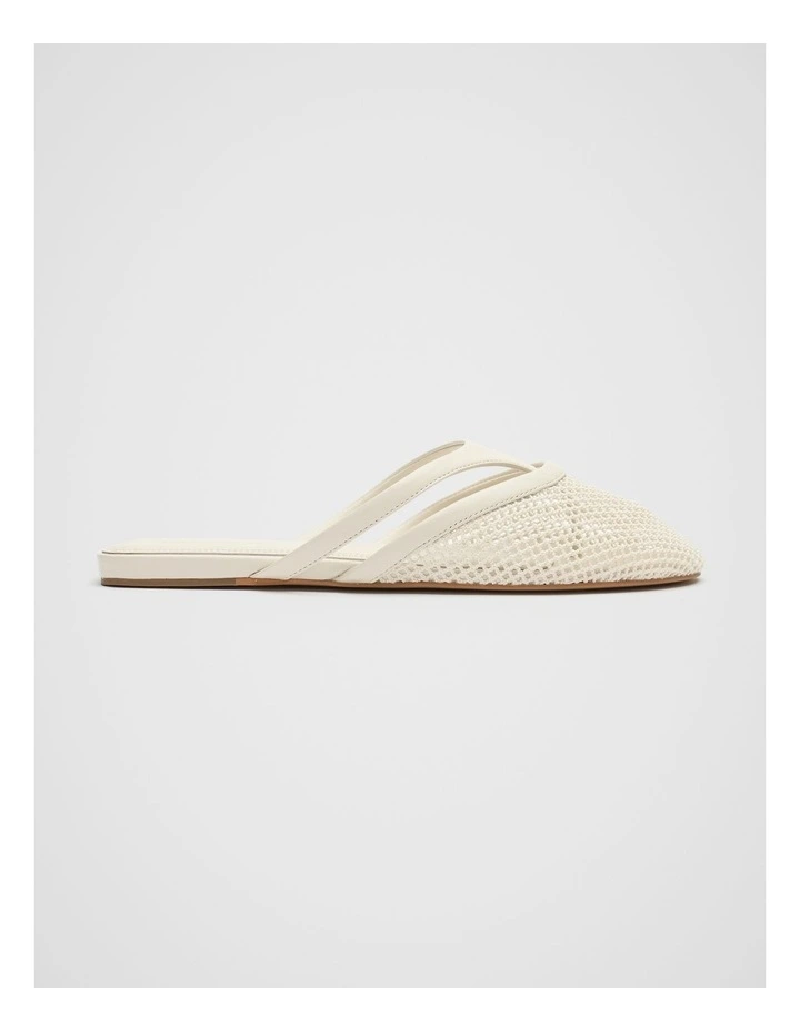 Anya Mesh Mule in Cream image 1