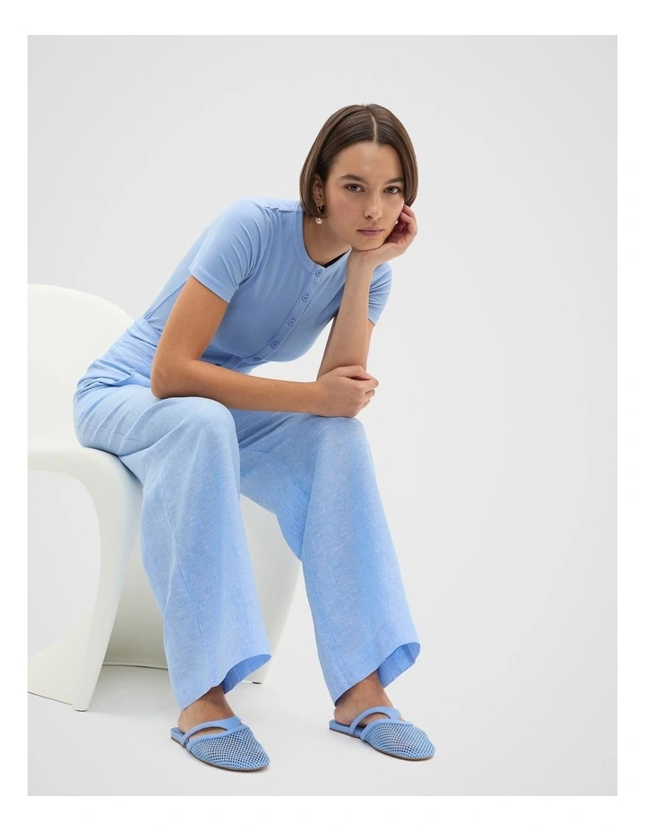 Anya Mesh Mule in Blue image 2