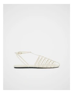 Vera Fine Caged Sandal in Cream