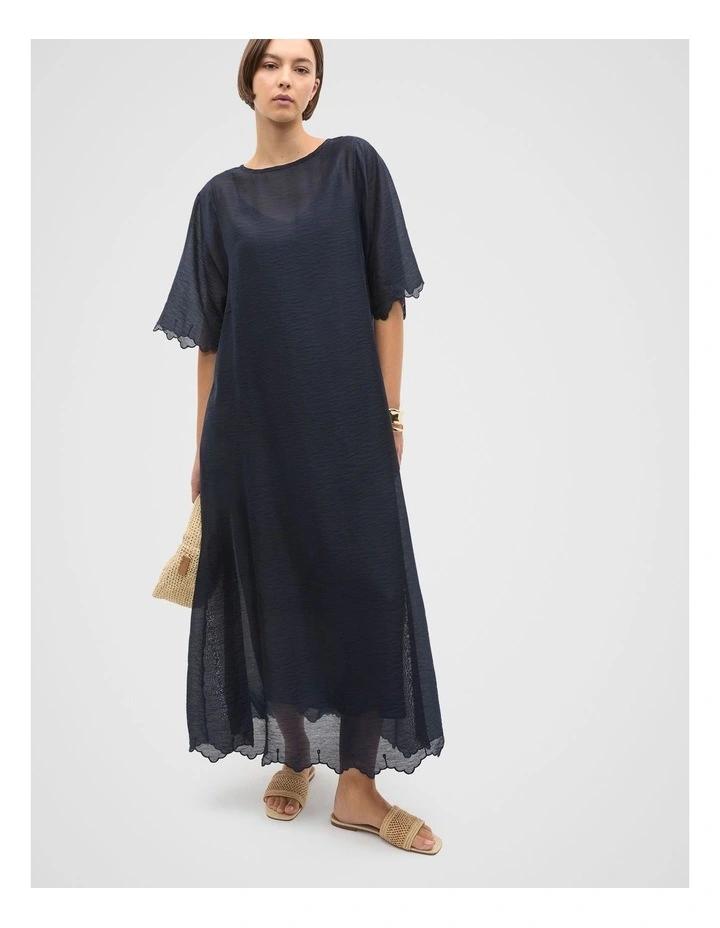 Myra Woven Slide in Beige image 2