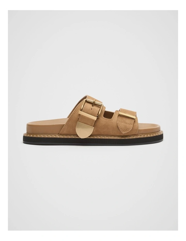 Sasha Trim Slide in Brown image 1