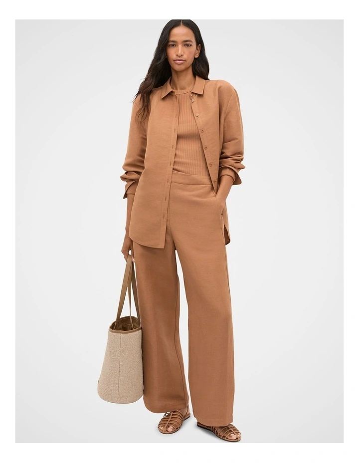 Oversized Easy Shirt in Copper image 4