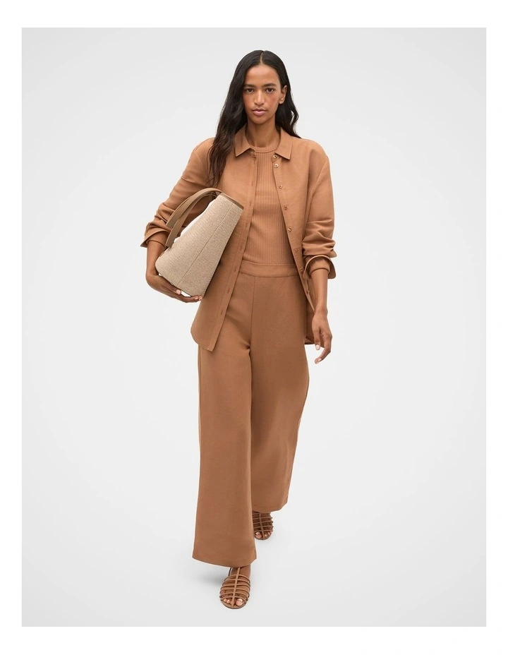 Cotton Rib Tank in Copper image 4