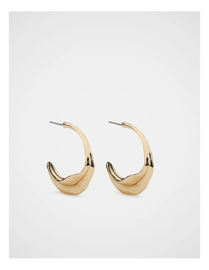 Oval Hoop Earring in Gold image 1
