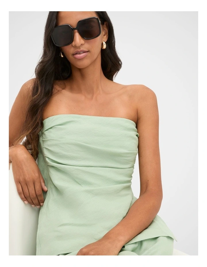 Jess Oversized Sunglasses in Black image 2