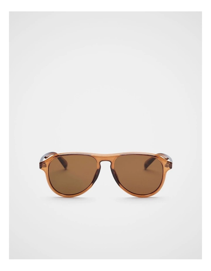 Pia Aviator Sunglasses in Copper image 1