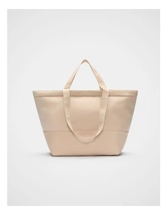 Seed Overnight Tech Tote in Ecru